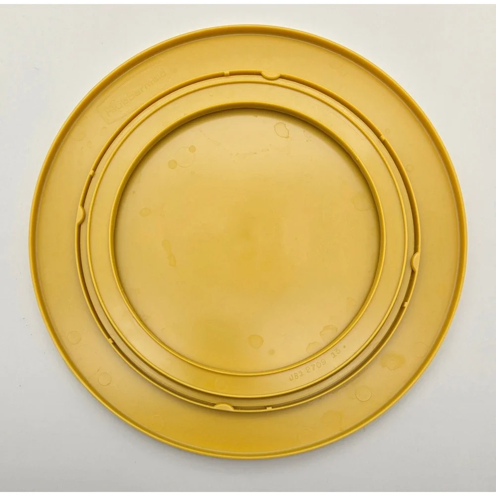 Rubbermaid Lazy Susan Harvest Gold Turntable 10.5